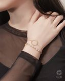  Vòng tay tennis đính đá vàng 18k & bạc đẹp cho nam nữ đeo đôi Gix Jewel 