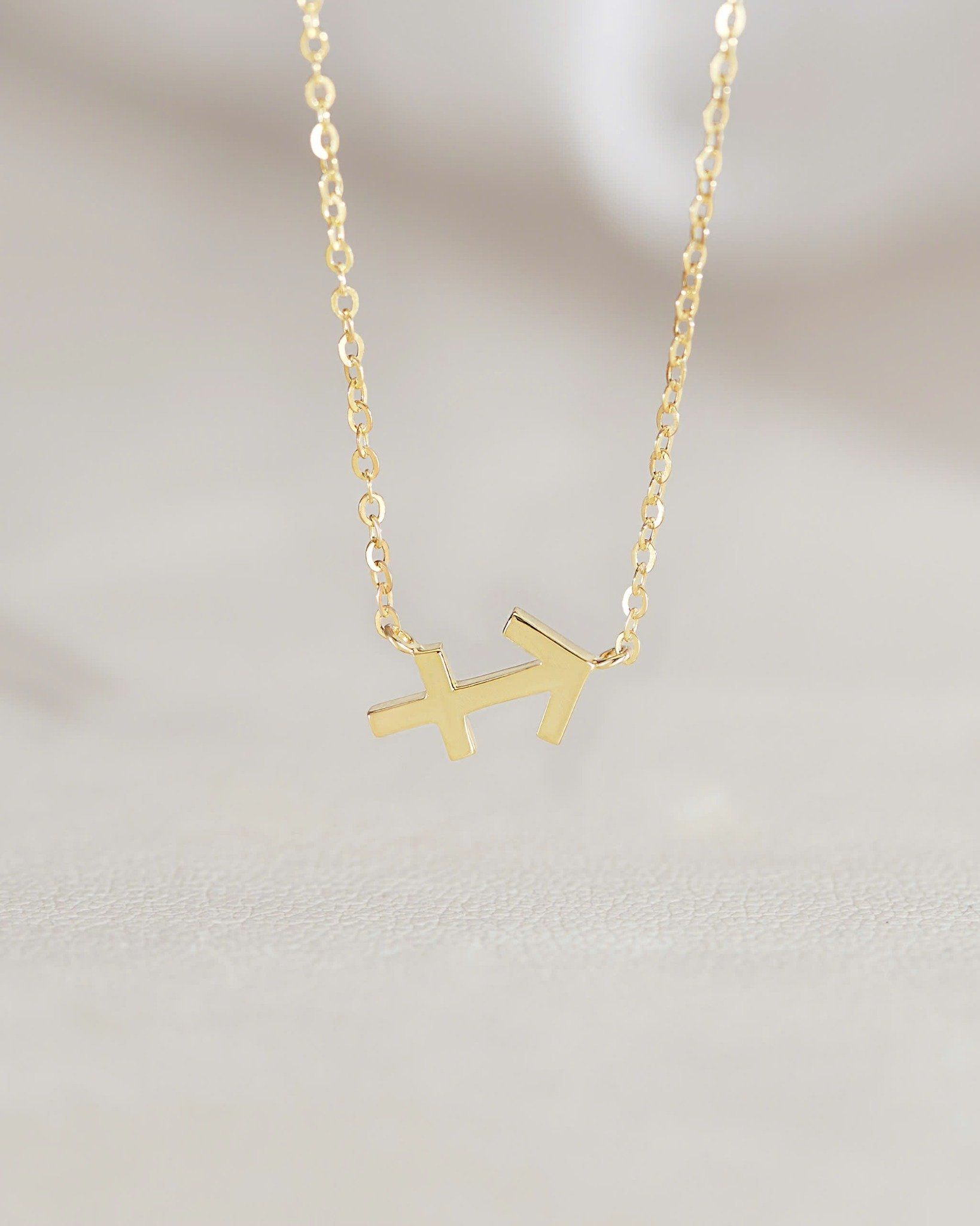  Dây chuyền cung hoàng đạo bạc mạ vàng 18k đẹp - Zodiac Sign | Gix Jewel 