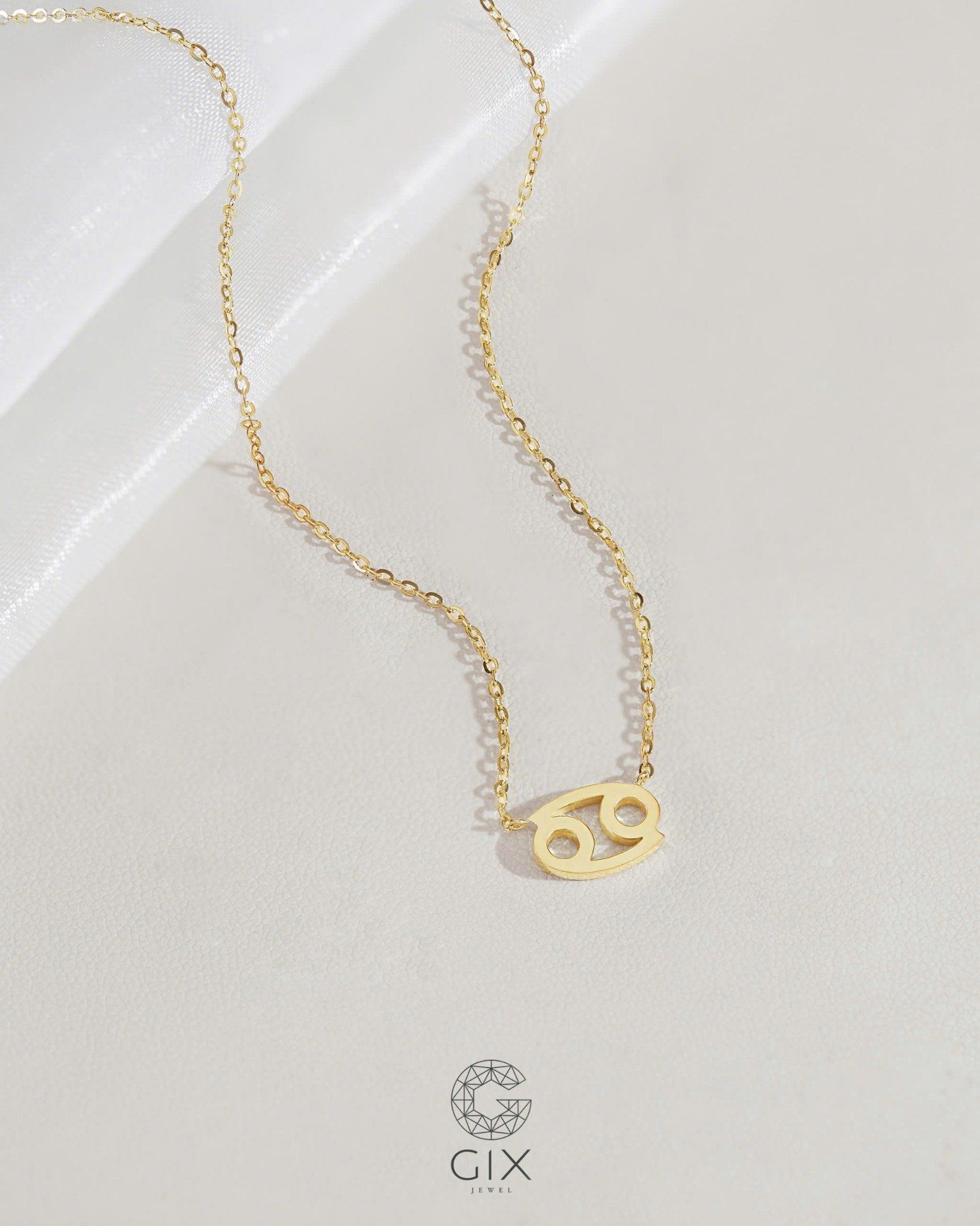  Dây chuyền cung hoàng đạo bạc mạ vàng 18k đẹp - Zodiac Sign | Gix Jewel 