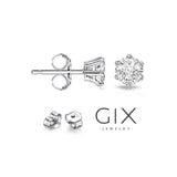  Bông tai bạc nữ mạ vàng trắng đẹp Gix Jewel Bảo Hành Trọn Đời SPGBT15 