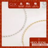  Lắc tay bạc 925 Gix Jewel mạ vàng dây đôi SPGLT12 