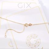  Lắc tay nữ bạc mạ vàng tim nổi Gix Jewel LT03 