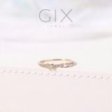  Nhẫn bạc cao cấp Hàn Quốc đá chữ nhật TPHCM Gix Jewel SPGN26 