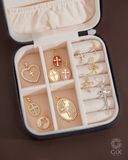  Dây chuyền trái tim lồng thánh giá vàng 18k bạc s925 đẹp | Gixjewel 