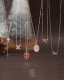  Dây chuyền nơ vàng & bạc đẹp sợi mảnh đính đá cao cấp | Gix Jewelry 