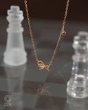  Dây chuyền nơ vàng & bạc đẹp sợi mảnh đính đá cao cấp | Gix Jewelry 