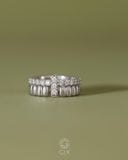  Set nhẫn thánh giá vàng tây & bạc đẹp đính đá cao cấp | Gix Jewel 