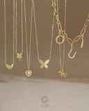  Vòng cổ mắc xích lớn gắn chữ cái theo tên cho nam nữ | Gix Jewel 