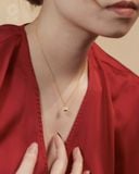  Dây chuyền trái tim vàng tây cho nữ đính đá | Gix Jewel 