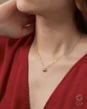  Dây chuyền vàng tây sợi mảnh gắn mặt trái tim & thánh giá | Gix Jewel 