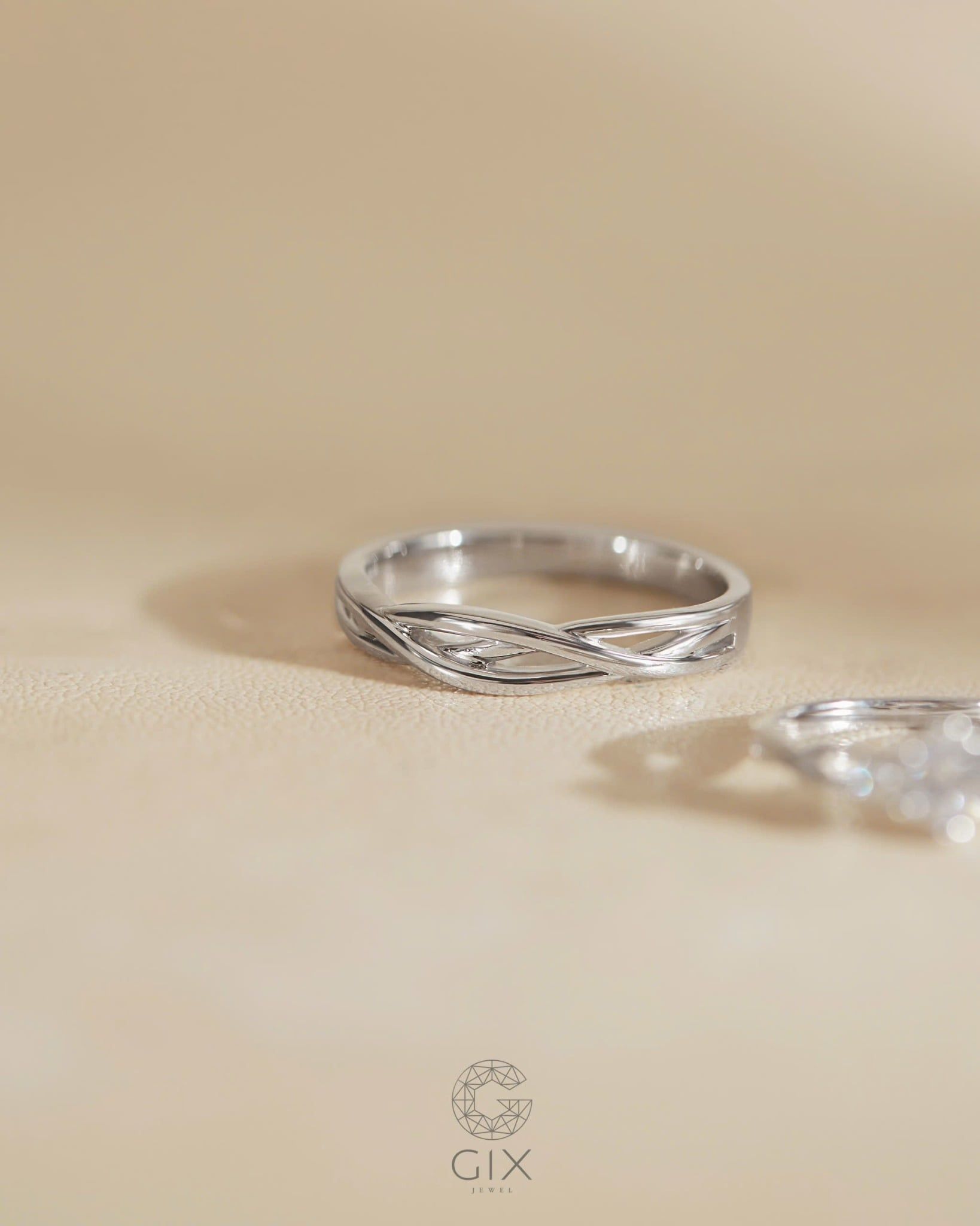  Nhẫn Cưới Vàng 14K Gix Jewel - GCR25050040 