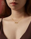  Dây chuyền vàng tây nữ đẹp hình chữ love | Gix Jewel 
