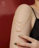  Dây chuyền vàng tây nữ đẹp hình chữ love | Gix Jewel 