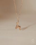  Dây chuyền ngựa bạc 925 & vàng tây sợi mảnh đẹp | Gix Jewel 