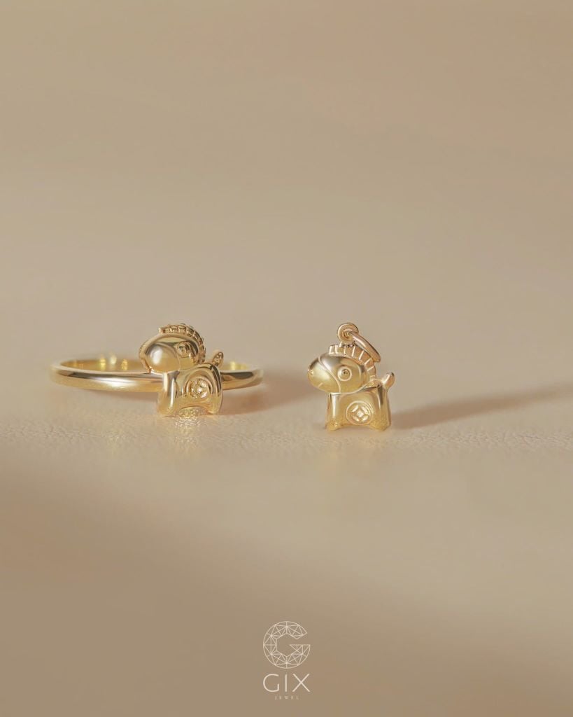  Nhẫn ngựa Kim Mã bạc & vàng tây đẹp | Gix Jewel 