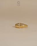  Nhẫn vàng nữ 10k, 14k, 18k Croissant sang trọng | Gix Jewel 