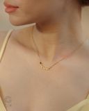  Dây chuyền tên cho nam nữ bạc 925 & vàng tây 18k đính đá birthstone | Gix Jewel 