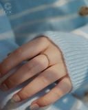  Nhẫn vàng nữ họa tiết hình hoa tiny đẹp | Gix Jewel 