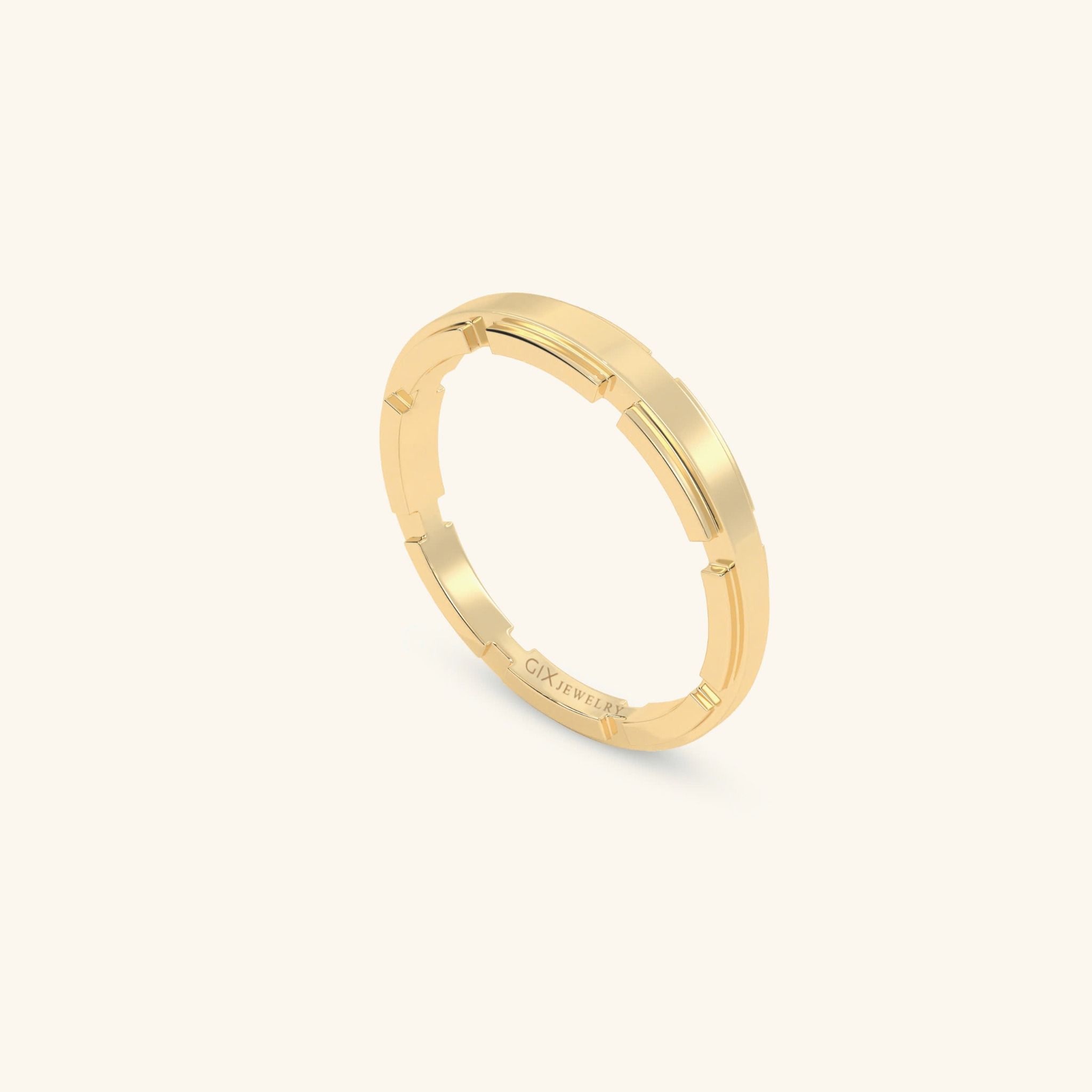  Nhẫn cưới vàng thiết kế riêng - GCR25050164 | Gix Jewel 