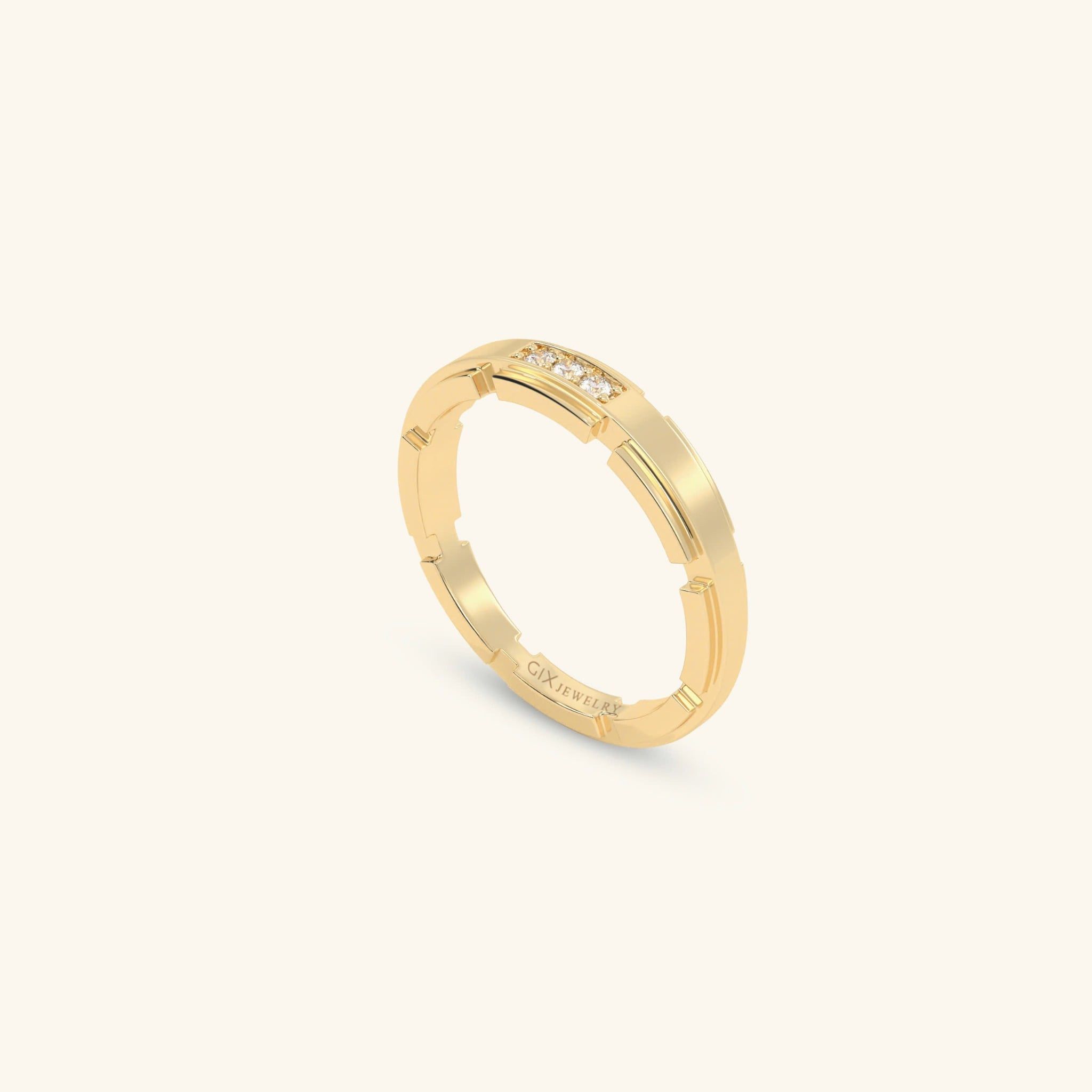  Nhẫn cưới vàng thiết kế riêng - GCR25050164 | Gix Jewel 