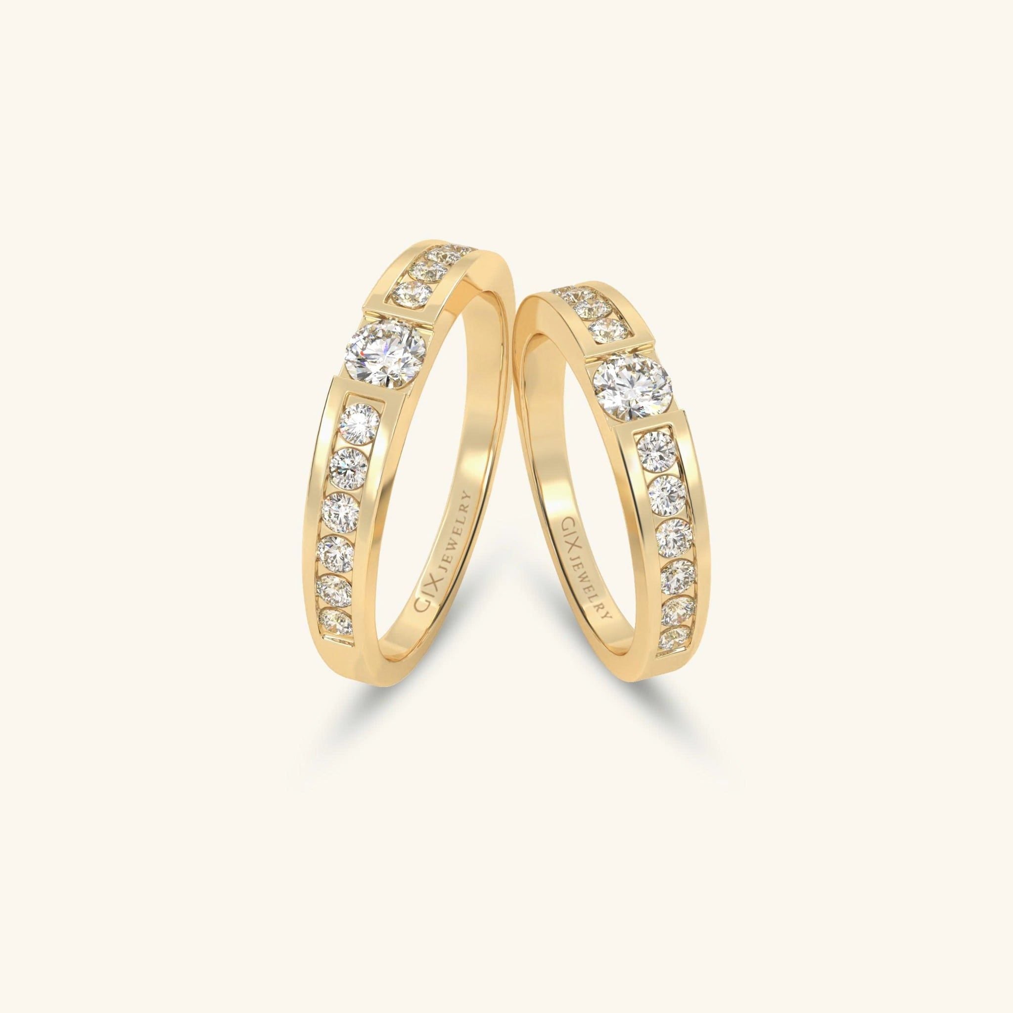  Nhẫn cưới vàng thiết kế riêng - GCR25050174 | Gix Jewel 