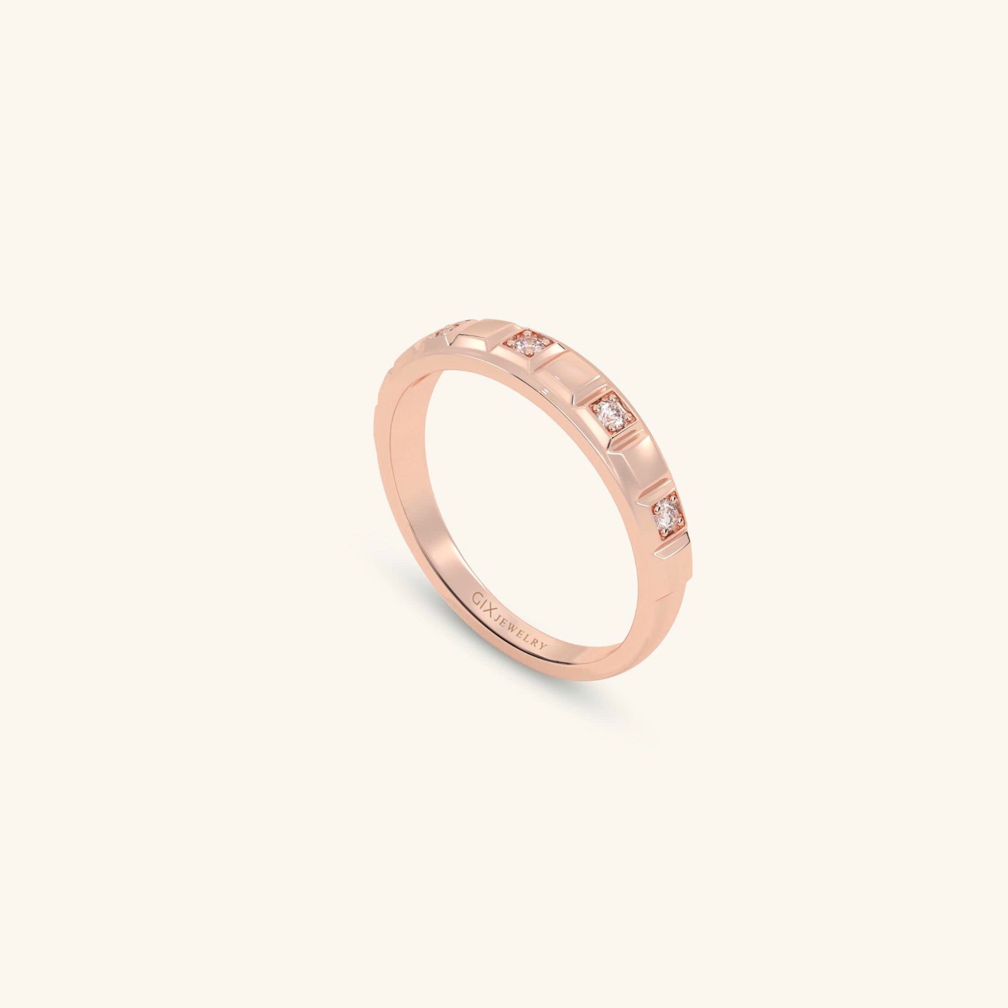  Nhẫn cưới vàng thiết kế riêng - GCR25050175 | Gix Jewel 