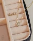  Dây chuyền hoa 4 cánh vàng tây 18k sợi mảnh đẹp | Gix Jewel 