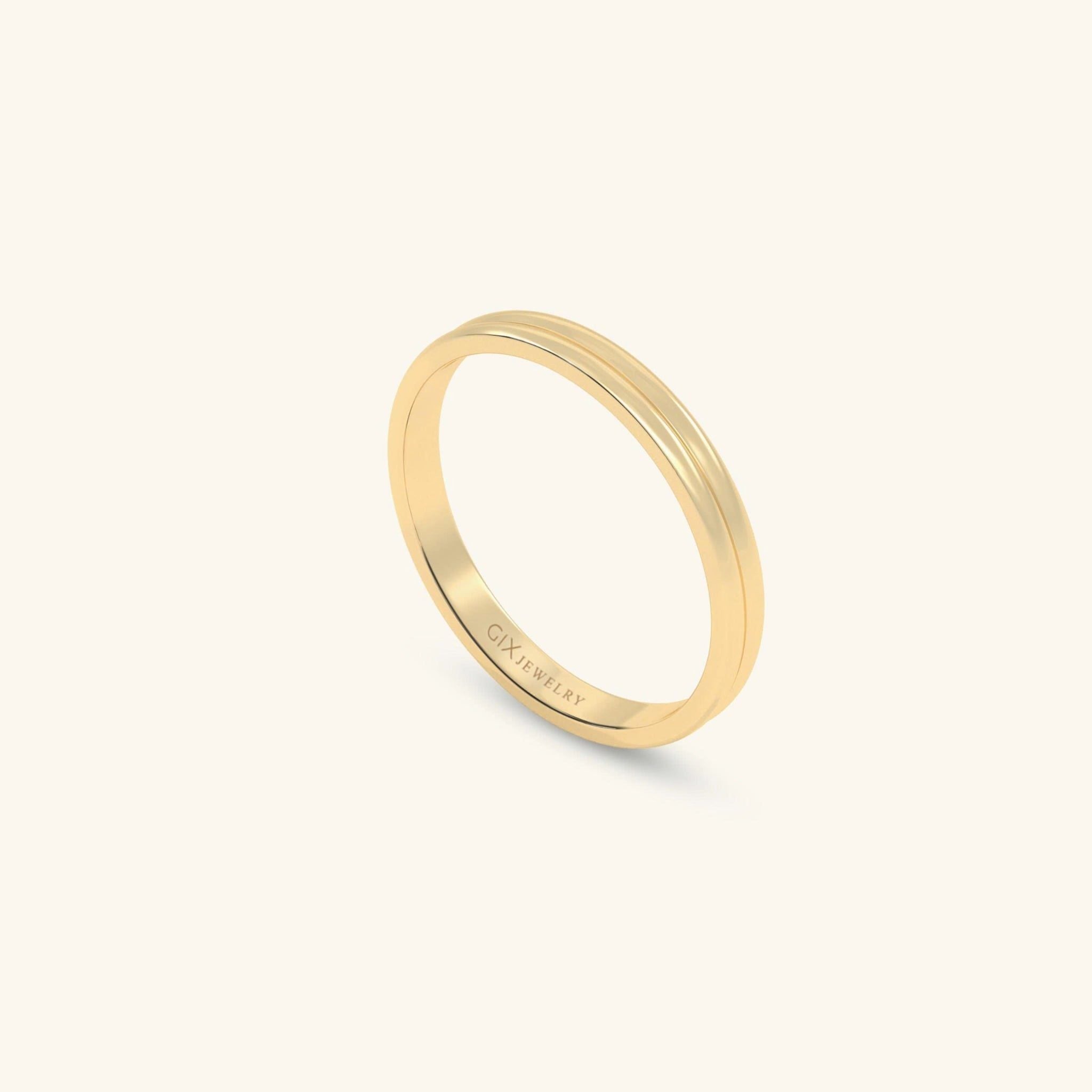  Nhẫn cưới vàng thiết kế riêng - GCR25050182 | Gix Jewel 