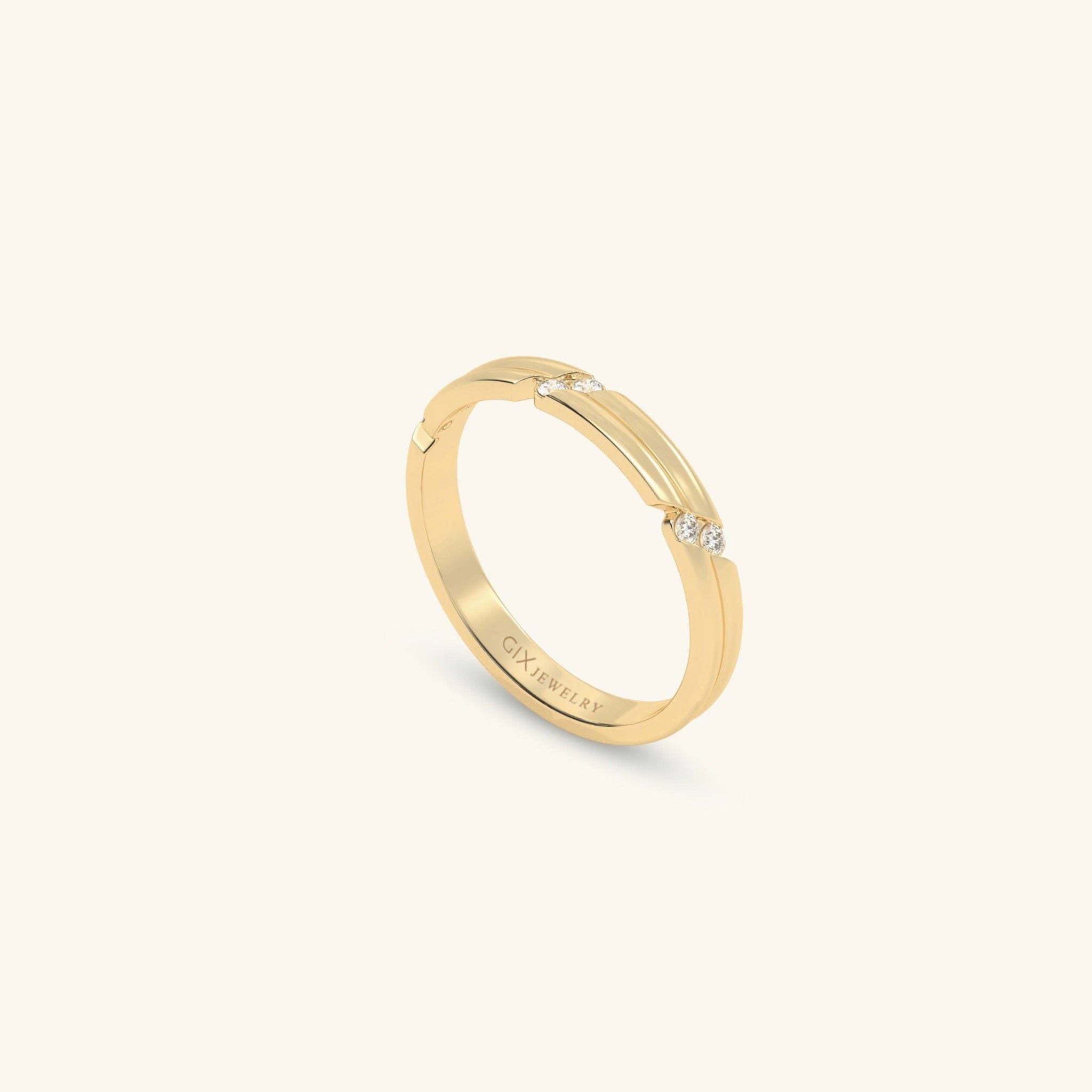  Nhẫn cưới vàng thiết kế riêng - GCR25050182 | Gix Jewel 