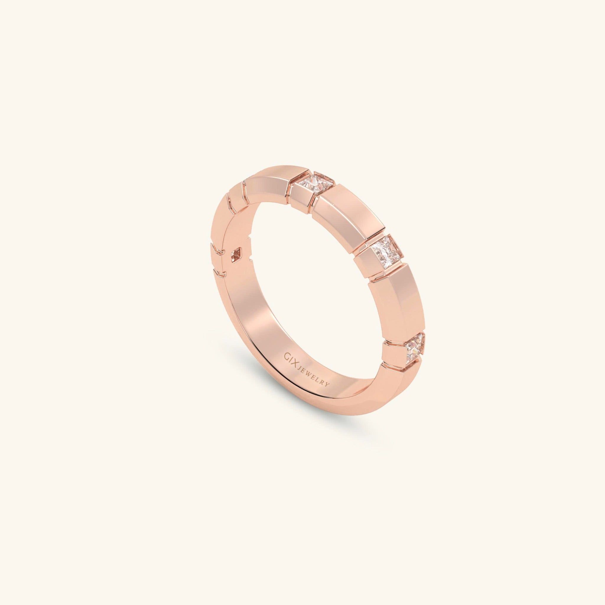  Nhẫn cưới vàng thiết kế riêng - GCR25050198 | Gix Jewel 