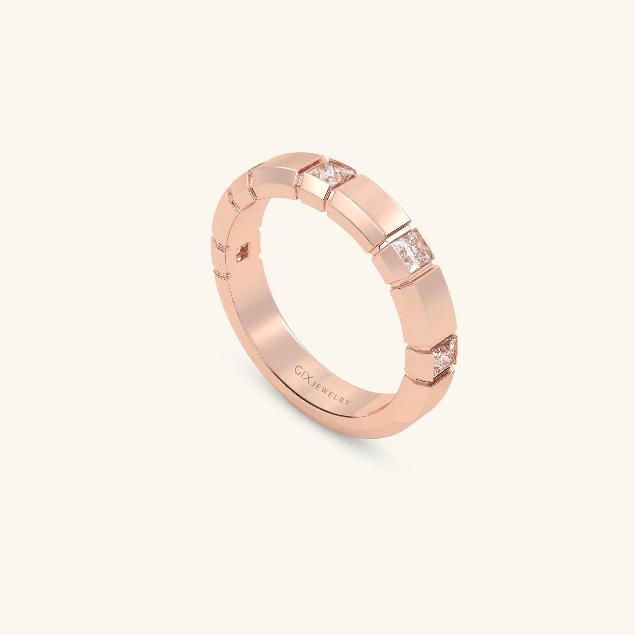  Nhẫn cưới vàng thiết kế riêng - GCR25050198 | Gix Jewel 