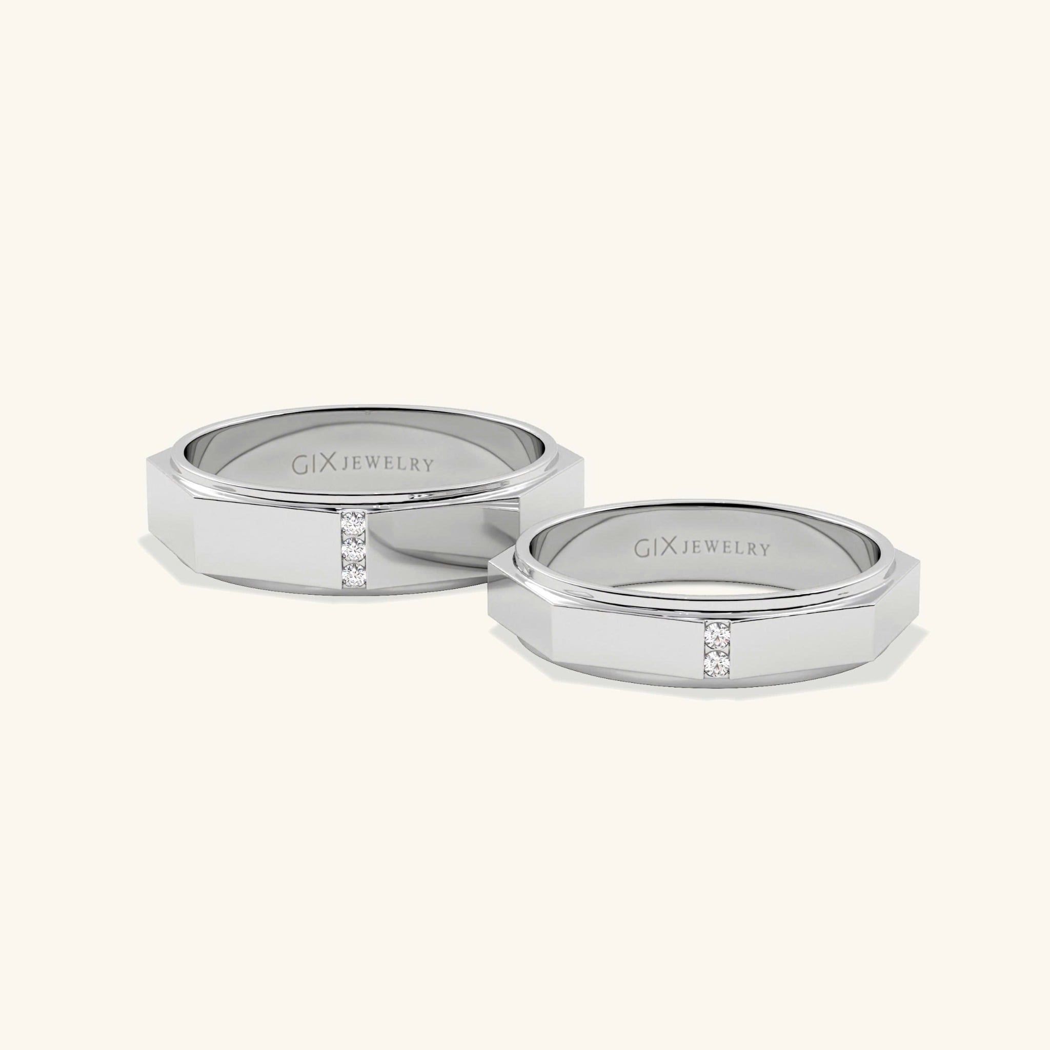  Nhẫn cưới vàng thiết kế riêng - GCR25050199 | Gix Jewel 