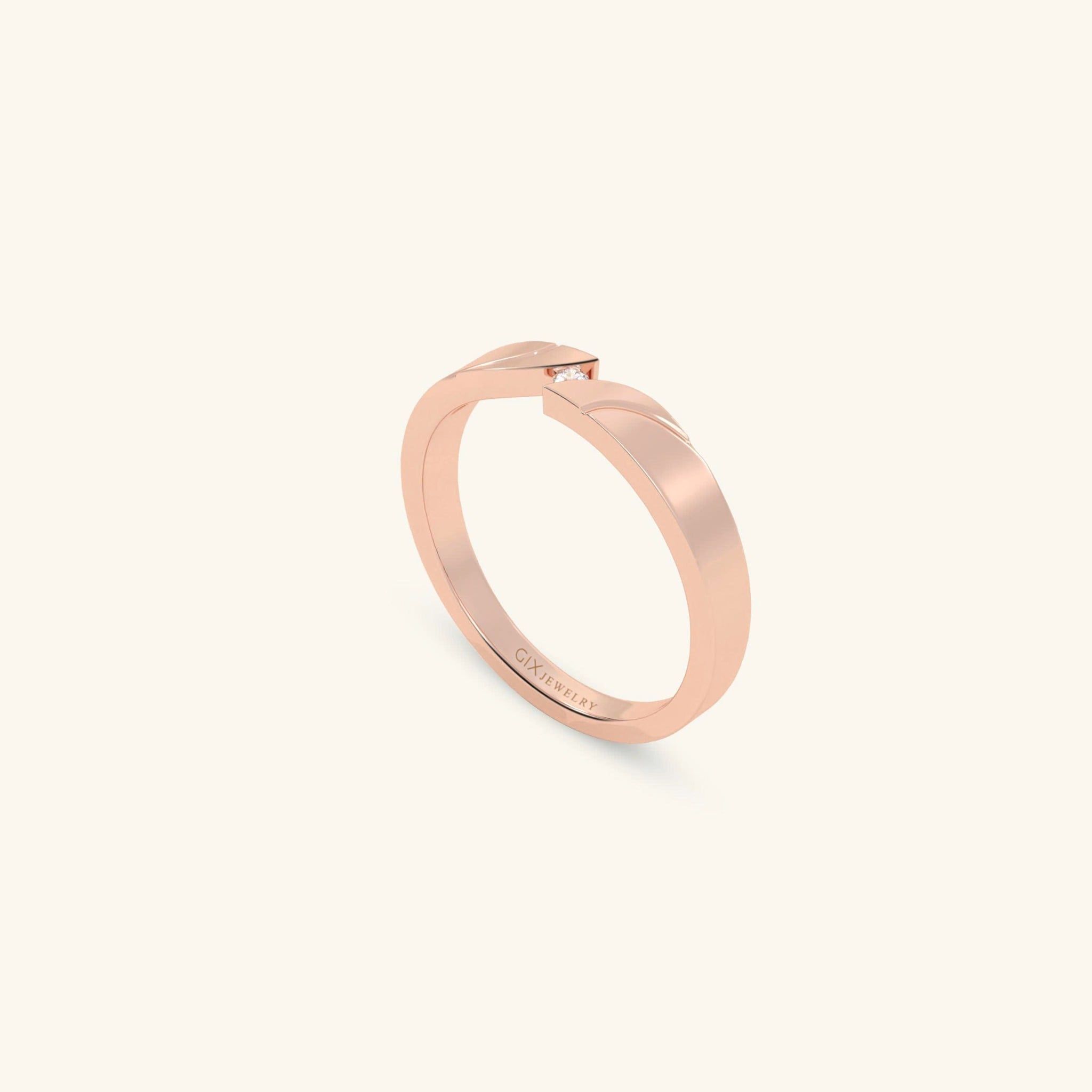  Nhẫn cưới vàng thiết kế riêng - GCR25050209 | Gix Jewel 