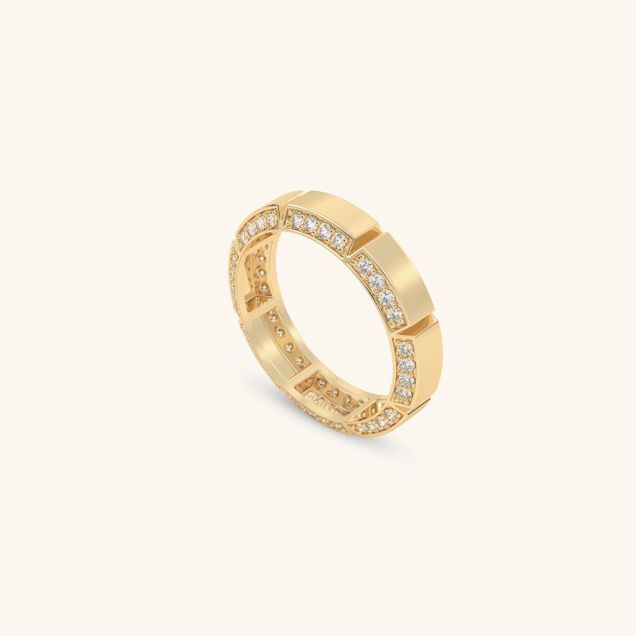  Nhẫn cưới vàng thiết kế riêng - GCR25050211 | Gix Jewel 