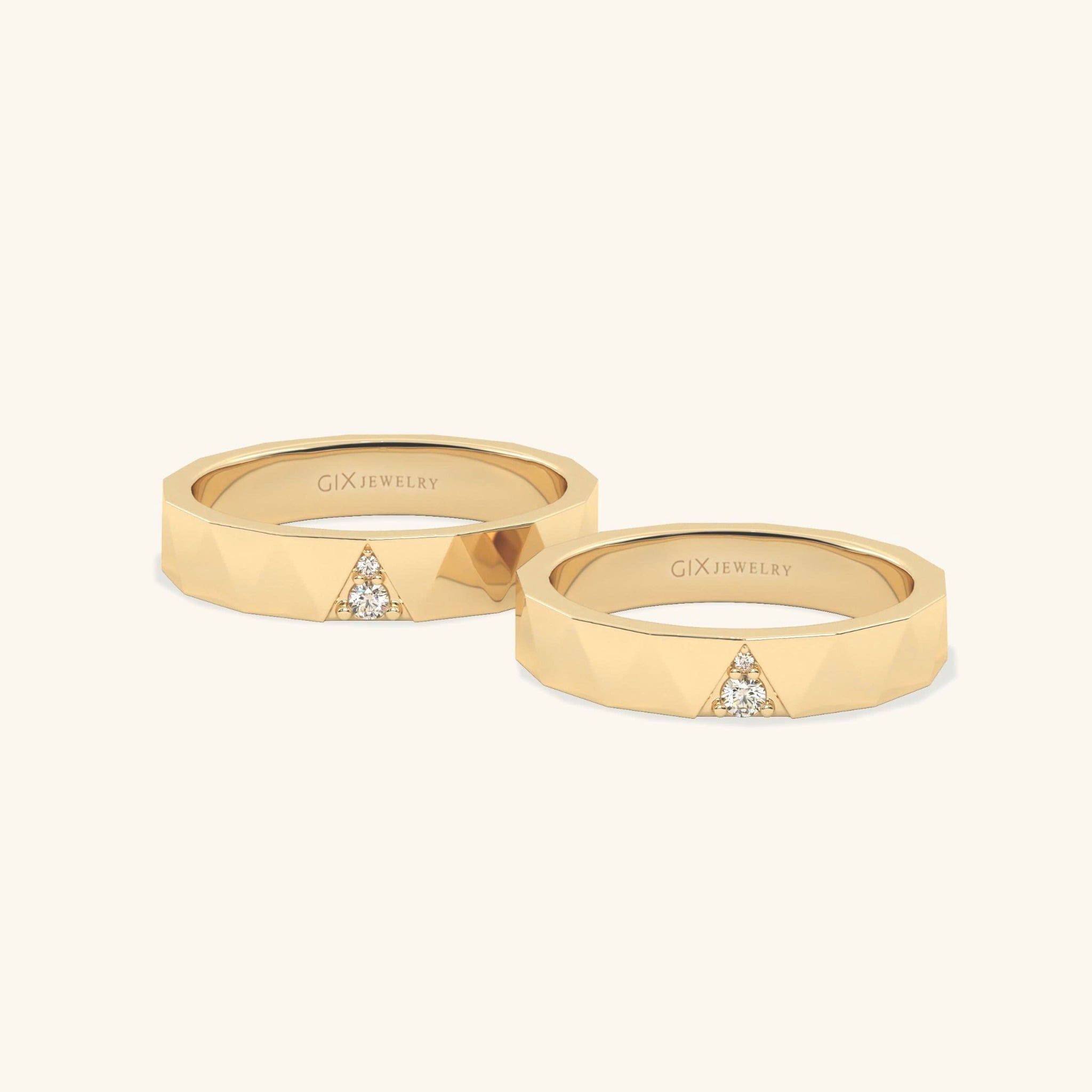  Nhẫn cưới vàng thiết kế riêng - GCR25050214 | Gix Jewel 