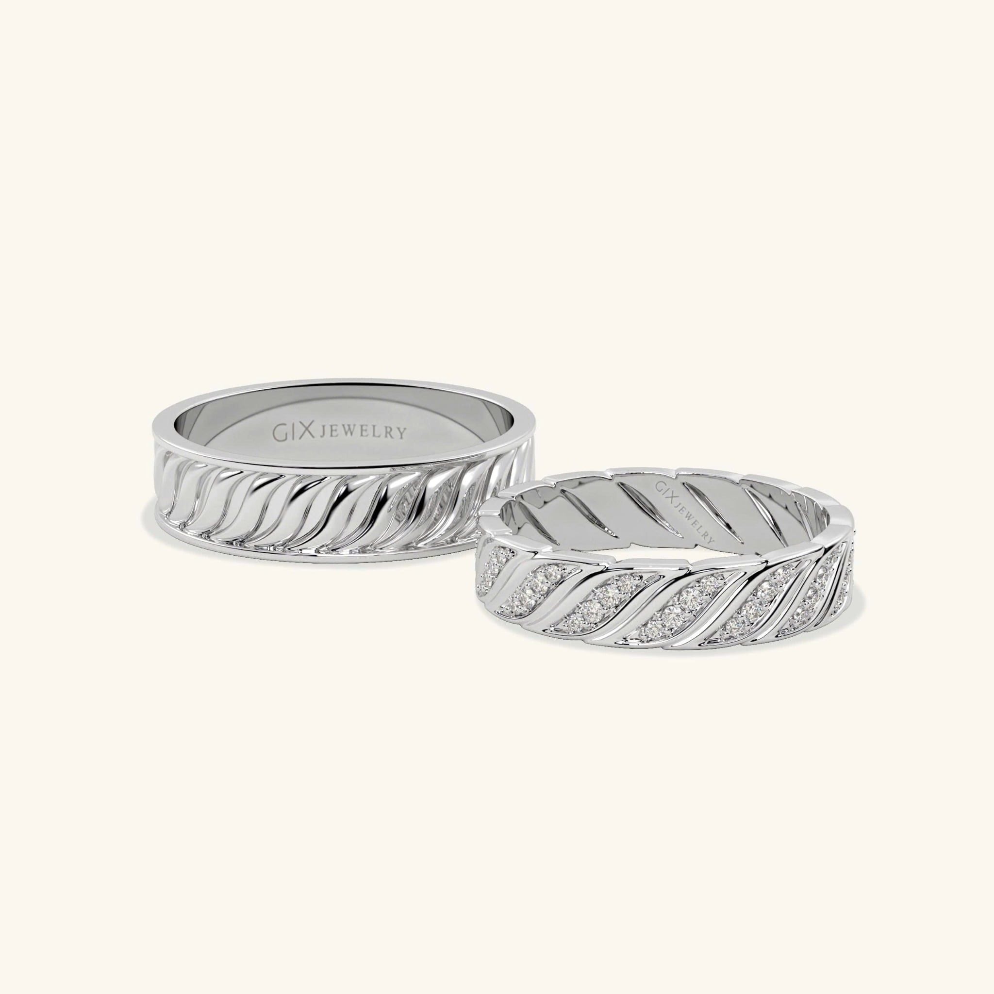  Nhẫn cưới vàng thiết kế riêng - GCR25050213 | Gix Jewel 