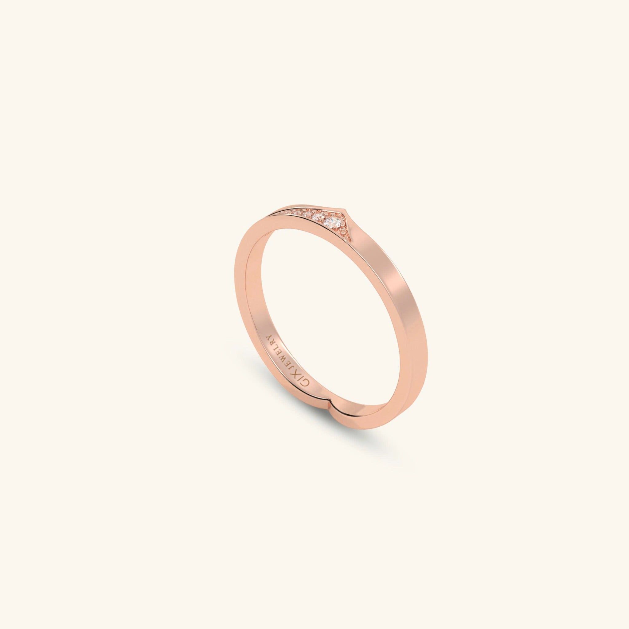  Nhẫn cưới vàng thiết kế riêng - GCR25050219 | Gix Jewel 