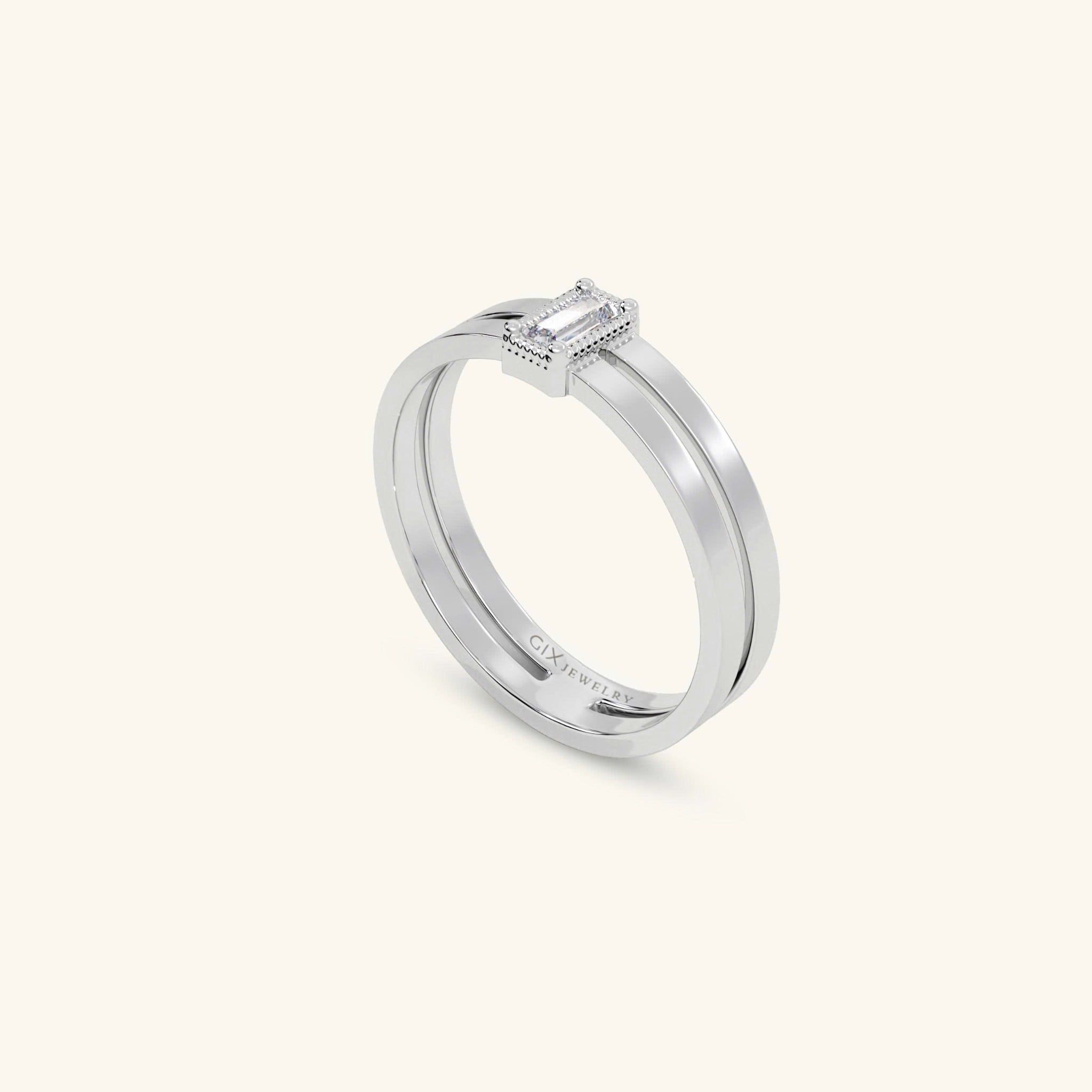  Nhẫn cưới vàng thiết kế riêng - GCR25050217 | Gix Jewel 