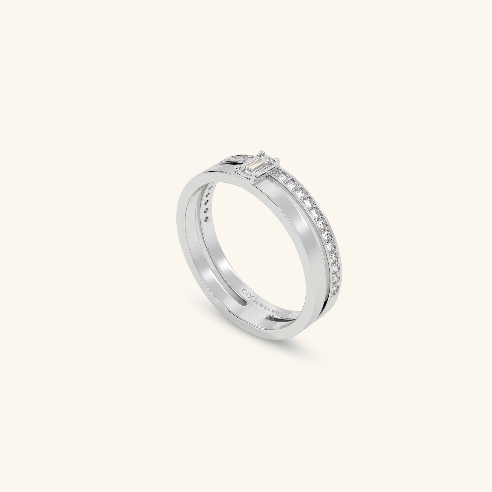  Nhẫn cưới vàng thiết kế riêng - GCR25050217 | Gix Jewel 