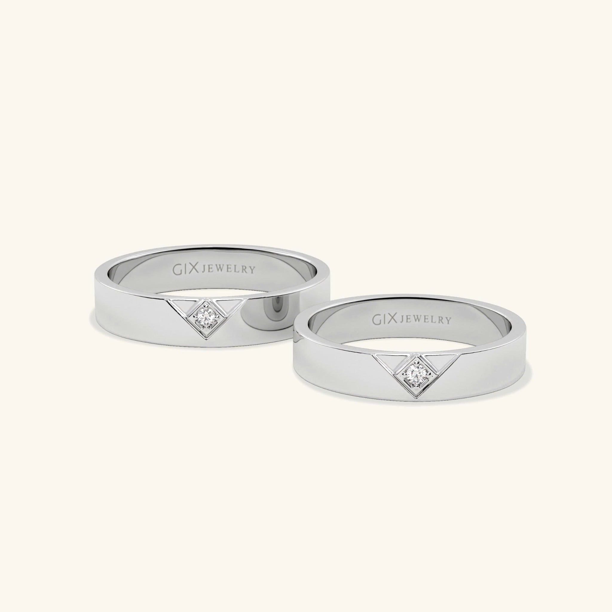  Nhẫn cưới vàng thiết kế riêng - GCR25050227 | Gix Jewel 
