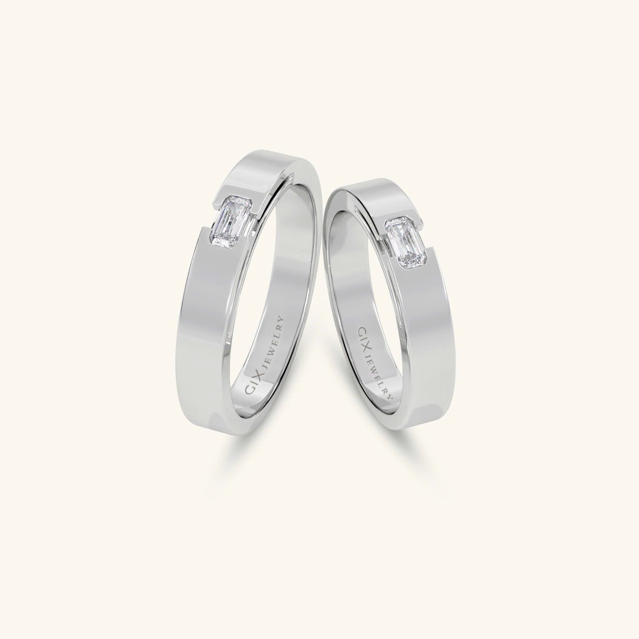  Nhẫn cưới vàng thiết kế riêng - GCR25050235 | Gix Jewel 
