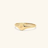  Nhẫn signet nam nữ bạc & vàng 18k - GNN25050161 | Gix Jewel 