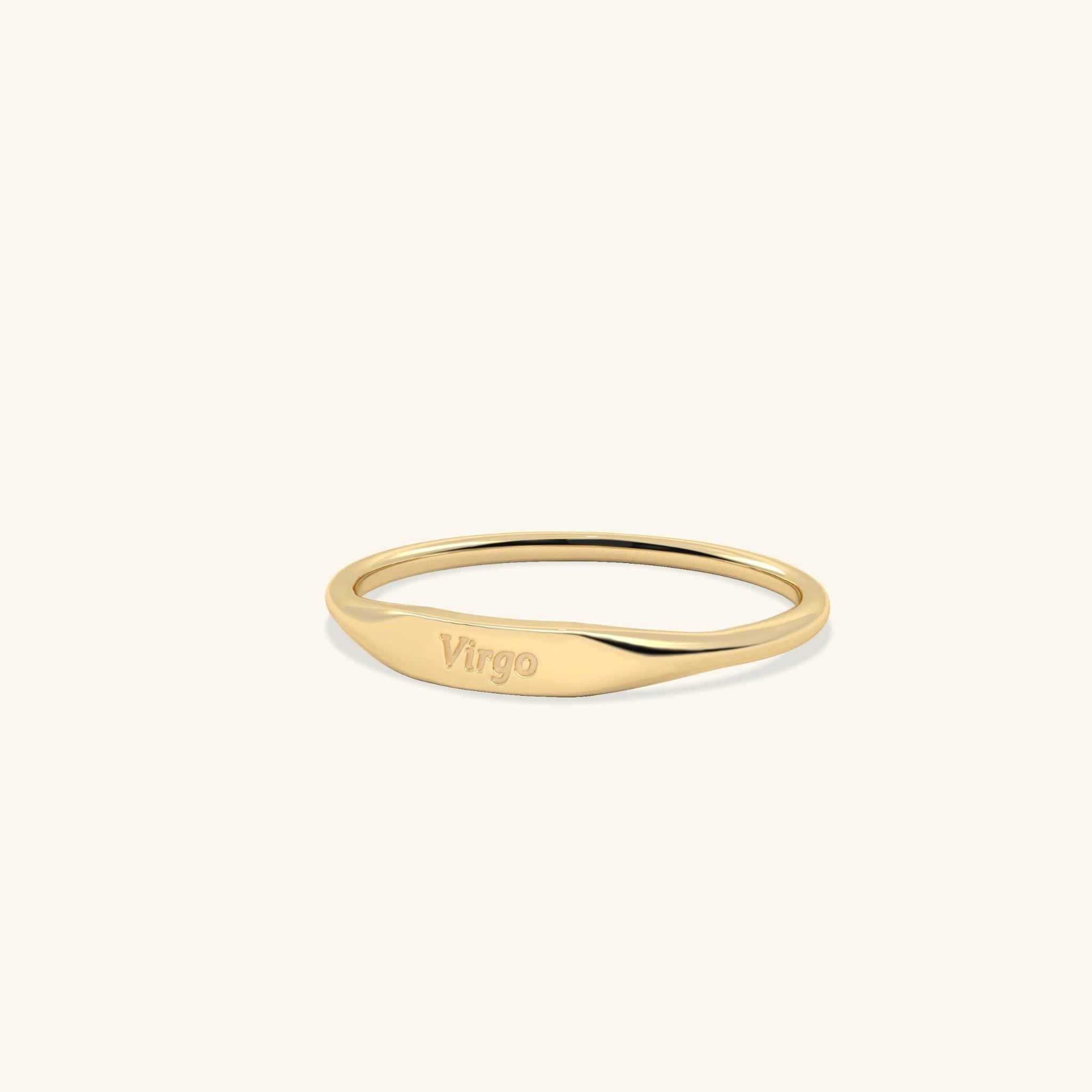  Nhẫn signet nam nữ bạc & vàng 18k - GNN25050162 | Gix Jewel 