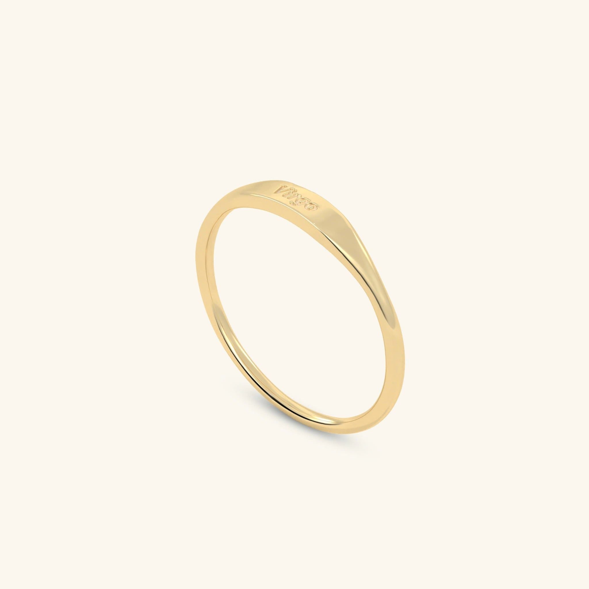  Nhẫn signet nam nữ bạc & vàng 18k - GNN25050162 | Gix Jewel 