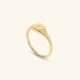  Nhẫn signet nam nữ bạc & vàng 18k - GNN25050166 | Gix Jewel 