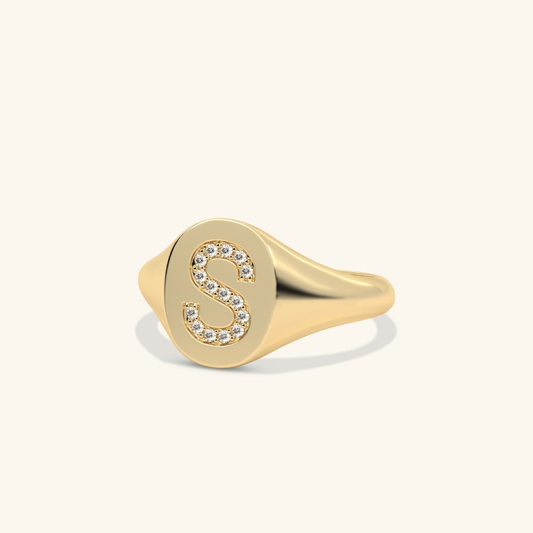  Nhẫn signet nam nữ bạc & vàng 18k - GNN25050160 | Gix Jewel 