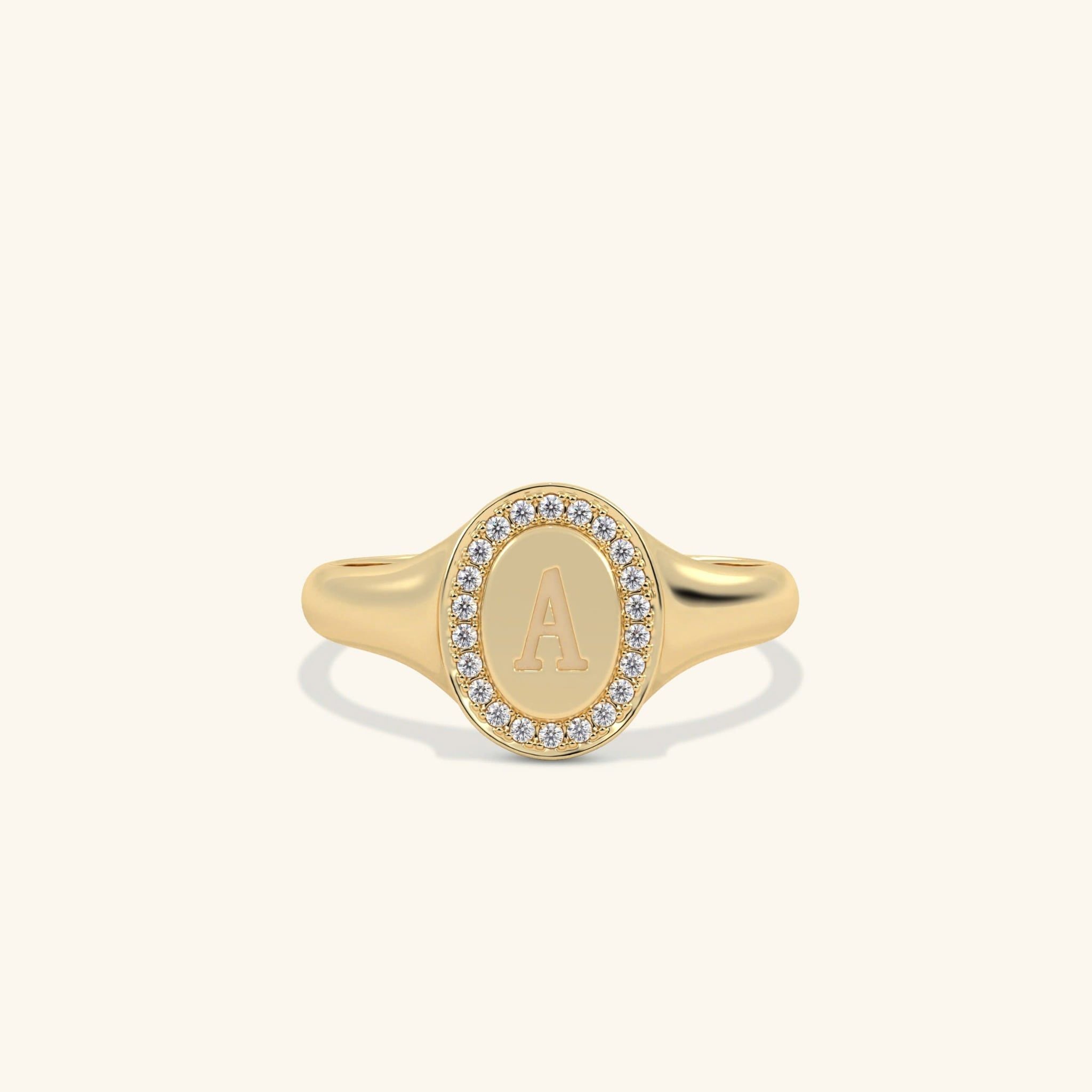  Nhẫn signet nam nữ bạc & vàng 18k - GNN25050163 | Gix Jewel 