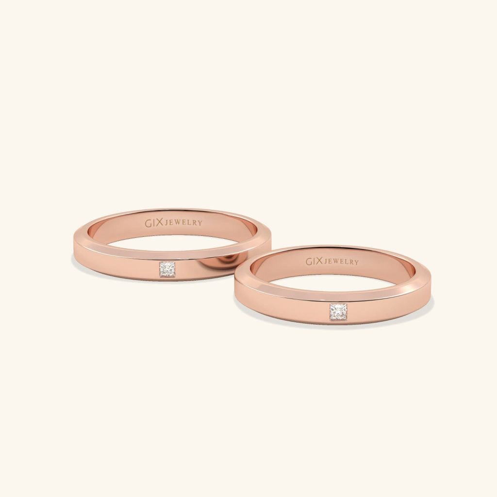  Nhẫn cưới vàng thiết kế riêng - GCR25050255 | Gix Jewel 
