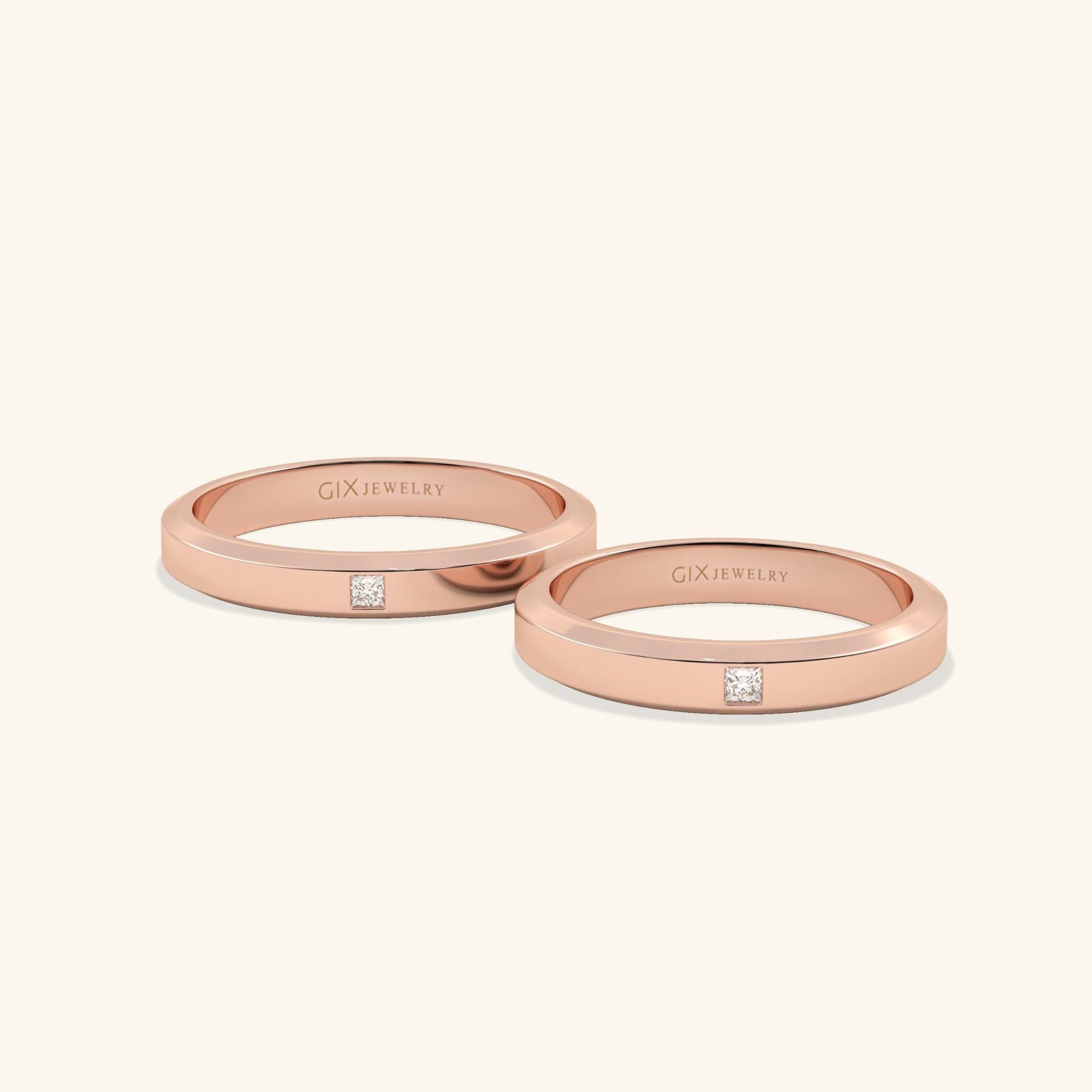  Nhẫn cưới vàng thiết kế riêng - GCR25050255 | Gix Jewel 