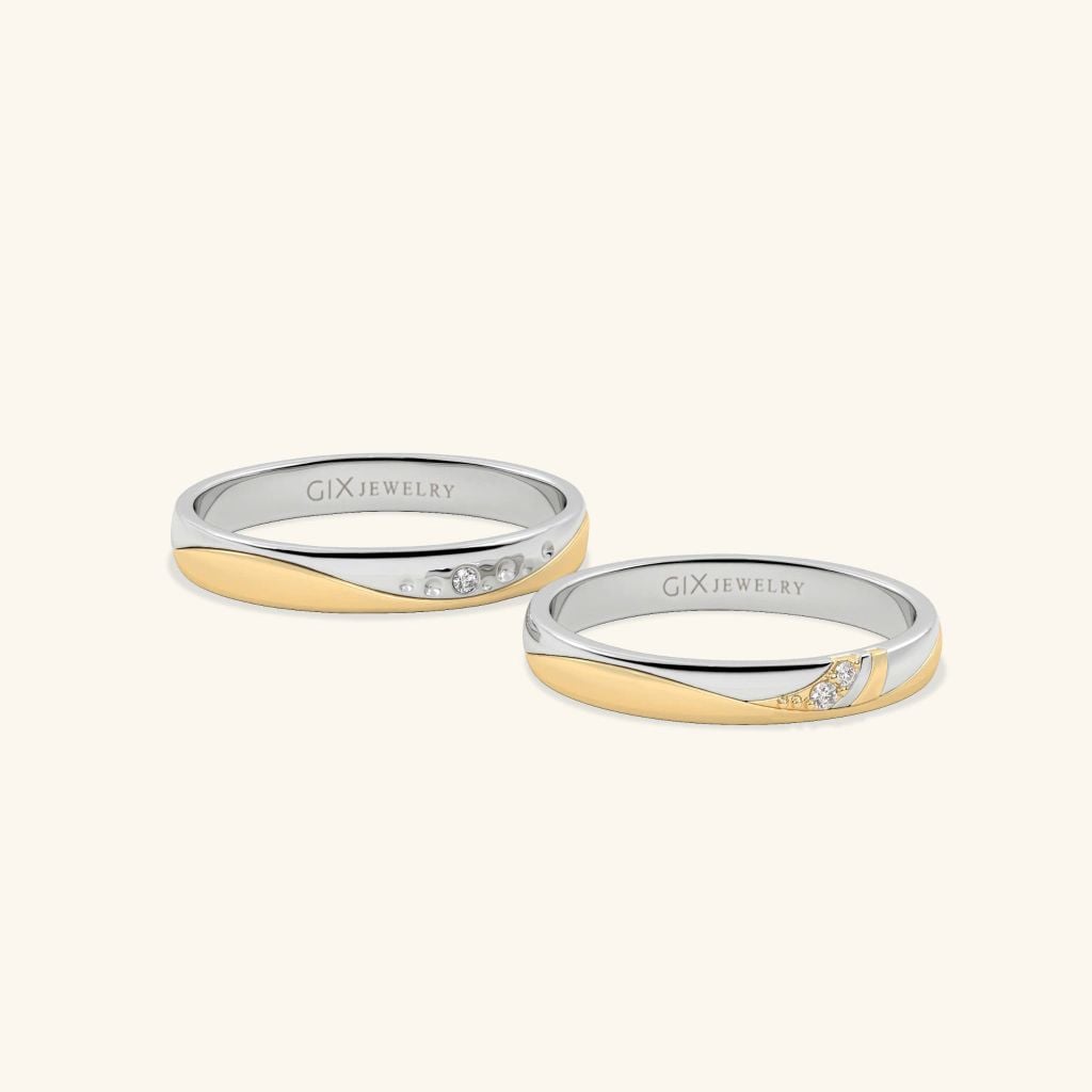  Nhẫn cưới vàng thiết kế riêng - GCR25050259 | Gix Jewel 